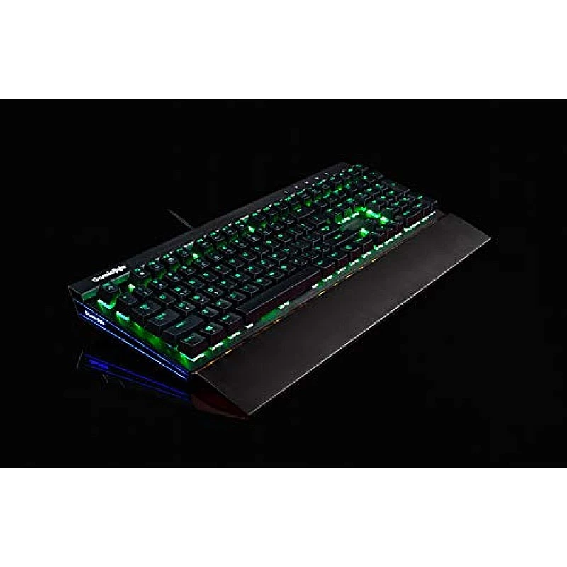 Cosmic Byte CB-GK-11 Black Eye Wired Aluminium Mechanical Keyboard, Real RBG Backlit with Effects Brown Switch Cosmic Byte CB-GK-11 Black Eye Wired Aluminium Mechanical Keyboard, Real RBG Backlit with Effects Brown Switch
