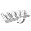 Lapcare Smartoo Wireless Membraned Keyboard and 1200 DPI Mouse Combo with Auto Sleep (White/Silver) Lapcare Smartoo Wireless Membraned Keyboard and 1200 DPI Mouse Combo with Auto Sleep (White/Silver)