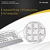 Lapcare Smartoo Wireless Membraned Keyboard and 1200 DPI Mouse Combo with Auto Sleep (White/Silver) Lapcare Smartoo Wireless Membraned Keyboard and 1200 DPI Mouse Combo with Auto Sleep (White/Silver)