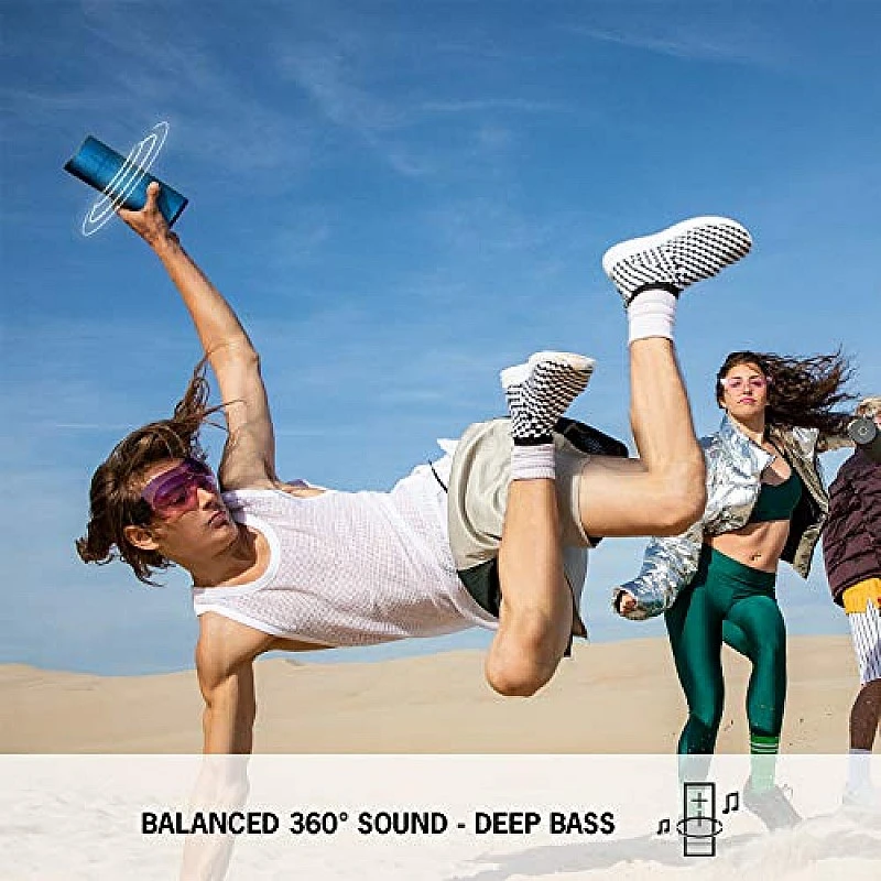 Ultimate Ears, Boom 3 Wireless Bluetooth Speaker, Bold Sound 15-Hour Battery Lagoon Blue Ultimate Ears, Boom 3 Wireless Bluetooth Speaker, Bold Sound 15-Hour Battery Lagoon Blue