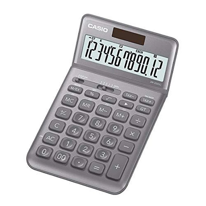 Casio JW-200SC-GY Premium & Stylish Calculator (Grey) Casio JW-200SC-GY Premium & Stylish Calculator (Grey)