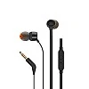 JBL T160 in-Ear Headphones with Mic (Black) JBL T160 in-Ear Headphones with Mic (Black)