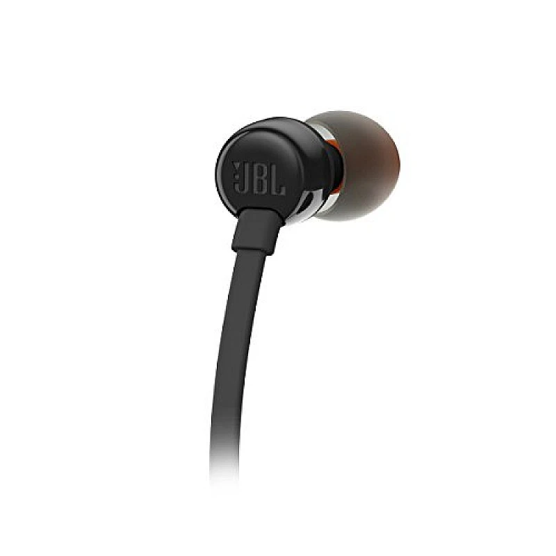 JBL T160 in-Ear Headphones with Mic (Black) JBL T160 in-Ear Headphones with Mic (Black)