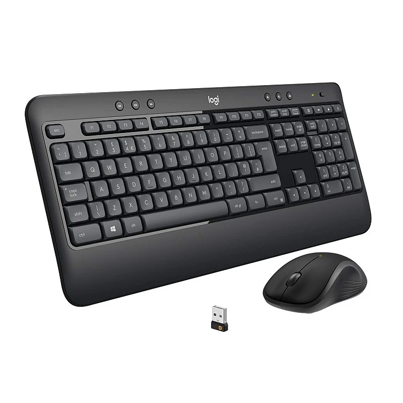 Logitech MK540 Wireless Keyboard and Mouse Combo for Windows, 2.4 GHz Wireless with Unifying USB-Receiver Logitech MK540 Wireless Keyboard and Mouse Combo for Windows, 2.4 GHz Wireless with Unifying USB-Receiver