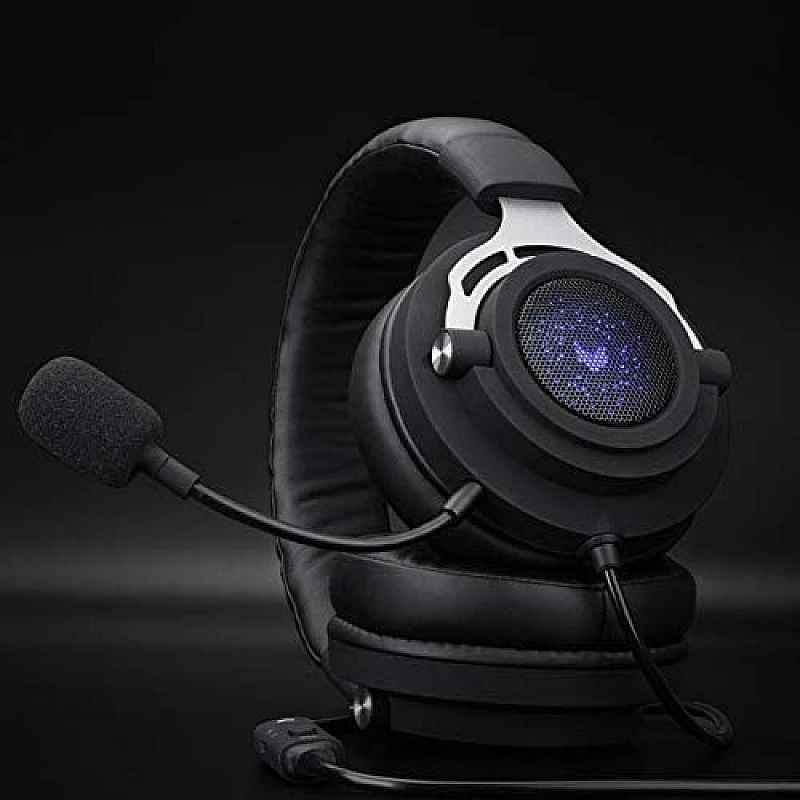 Rapoo VH150 Gaming Headset USB Surround Sound Breathing LED Backlight Headphone with Microphone for Gamer Rapoo VH150 Gaming Headset USB Surround Sound Breathing LED Backlight Headphone with Microphone for Gamer