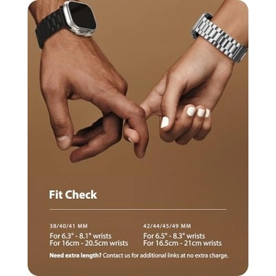 Fullmosa Compatible Apple Watch Band 42mm 44mm 45mm 38mm 40mm 41mm, Stainless Steel Black (Watch not Included) Fullmosa Compatible Apple Watch Band 42mm 44mm 45mm 38mm 40mm 41mm, Stainless Steel Black (Watch not Included)