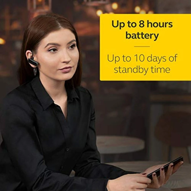 Jabra Talk 25 Wireless Bluetooth On Ear Headset with Mic Black Jabra Talk 25 Wireless Bluetooth On Ear Headset with Mic Black