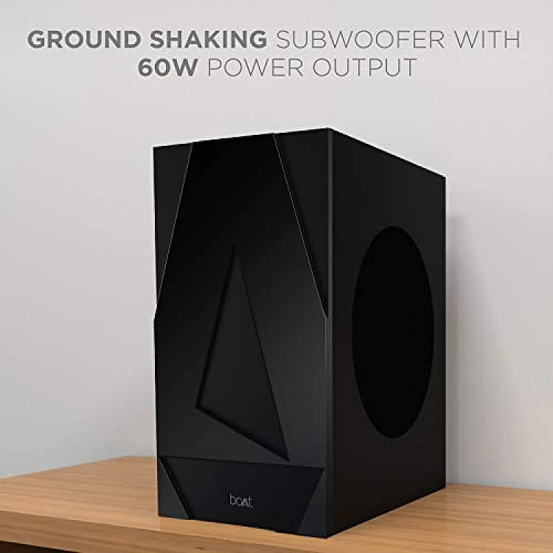 boAt Aavante Bar 1500 2.1 Channel Home Theatre Soundbar with 120W Signature Sound, Wired Subwoofer, Multiple Connectivity Modes, Entertainment (Black) boAt Aavante Bar 1500 2.1 Channel Home Theatre Soundbar with 120W Signature Sound, Wired Subwoofer, Multiple Connectivity Modes, Entertainment (Black)