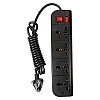 Live Tech PS07 Power Strip with 4 Sockets Rust Free, 6ft (1.8 Meter) Extension Cord 3 Pin Plug Spike Guard ABS Virgin Plastic Material (Black) Live Tech PS07 Power Strip with 4 Sockets Rust Free, 6ft (1.8 Meter) Extension Cord 3 Pin Plug Spike Guard ABS Virgin Plastic Material (Black)
