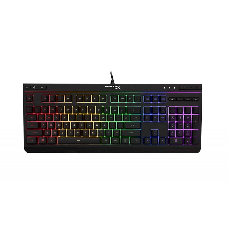 HyperX Alloy HX-KB5ME2-US Core RGB Membrane Gaming Keyboard (Black) HyperX Alloy HX-KB5ME2-US Core RGB Membrane Gaming Keyboard (Black)