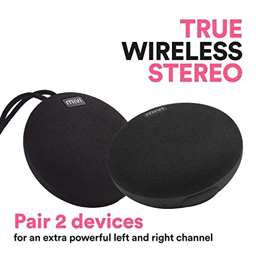 Mivi Roam Ultra-Portable Wireless Speaker with HD Sound, Booming Bass and 5Watts Peak Output-Black Mivi Roam Ultra-Portable Wireless Speaker with HD Sound, Booming Bass and 5Watts Peak Output-Black