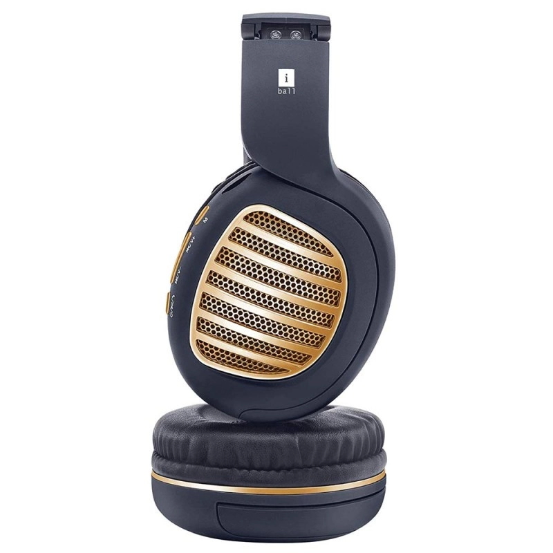 iBall Decibel BT01 Smart Headset (Black and Gold) iBall Decibel BT01 Smart Headset (Black and Gold)