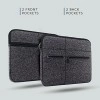 AirCase Premium Laptop Bag with 6 Pockets fits Upto 13.3 Laptop MacBook, Charcoal Black AirCase Premium Laptop Bag with 6 Pockets fits Upto 13.3 Laptop MacBook, Charcoal Black