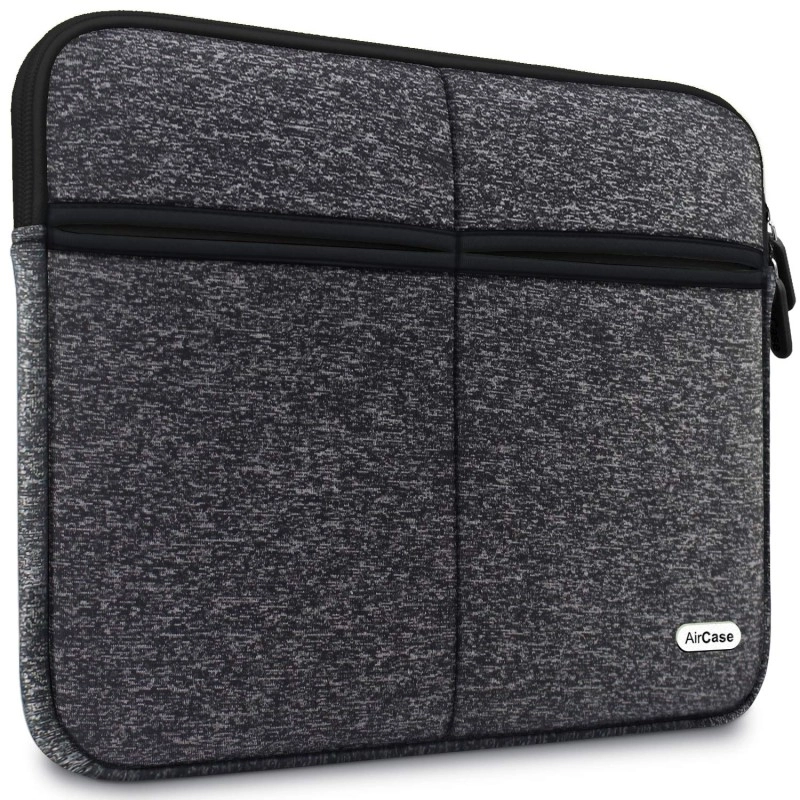 AirCase Premium Laptop Bag with 6 Pockets fits Upto 13.3 Laptop MacBook, Charcoal Black AirCase Premium Laptop Bag with 6 Pockets fits Upto 13.3 Laptop MacBook, Charcoal Black