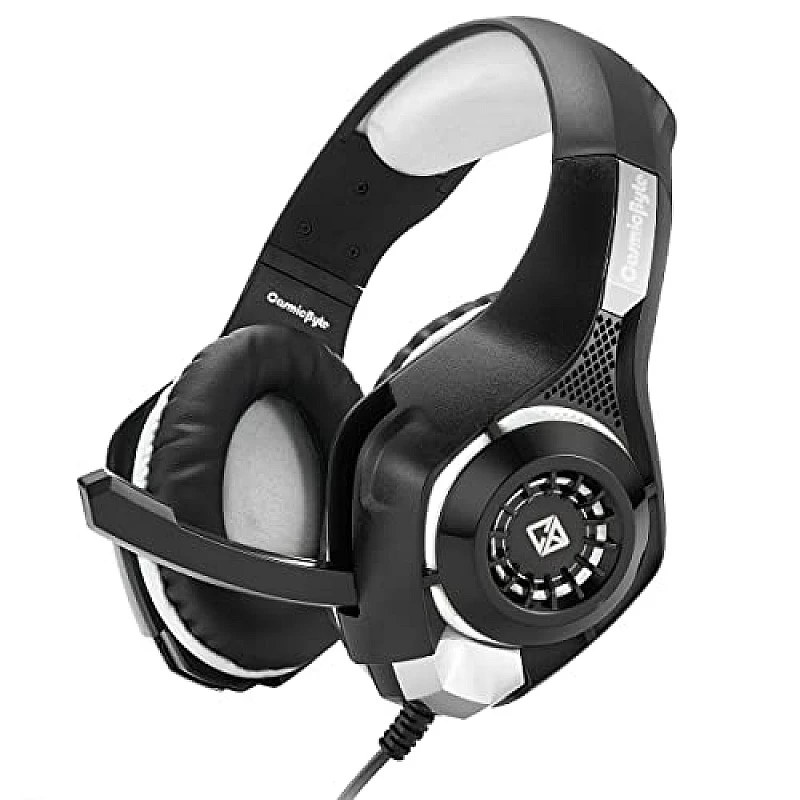 Cosmic Byte GS410 Headphones with Mic and for PS5, PS4, Xbox One, Laptop, PC (Grey) Cosmic Byte GS410 Headphones with Mic and for PS5, PS4, Xbox One, Laptop, PC (Grey)