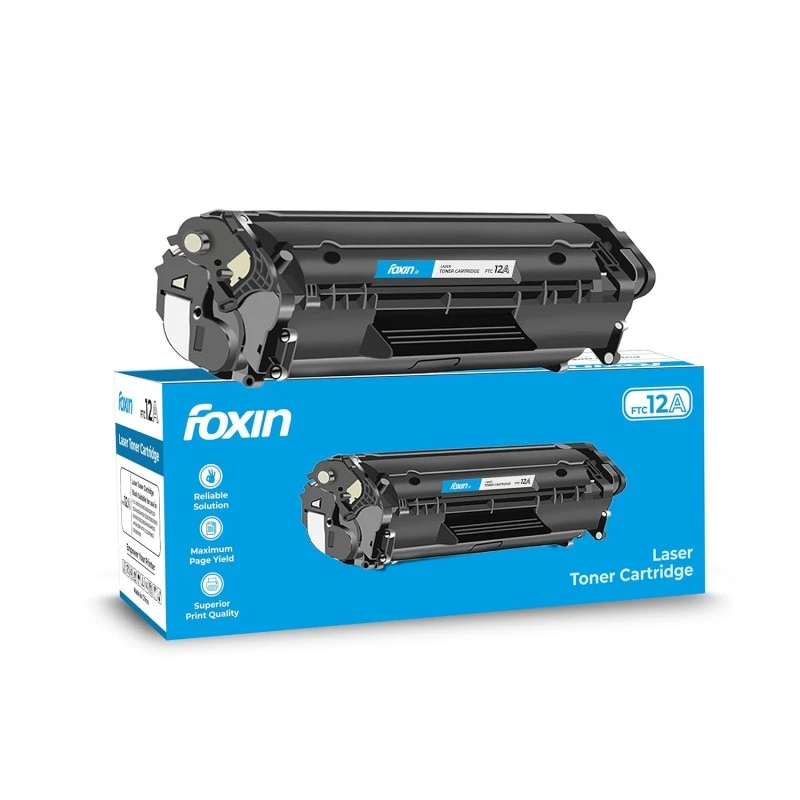 Foxin FTC 12A Laser Printer Cartridge Compatible 12A Cartridge / Black Foxin FTC 12A Laser Printer Cartridge Compatible 12A Cartridge / Black