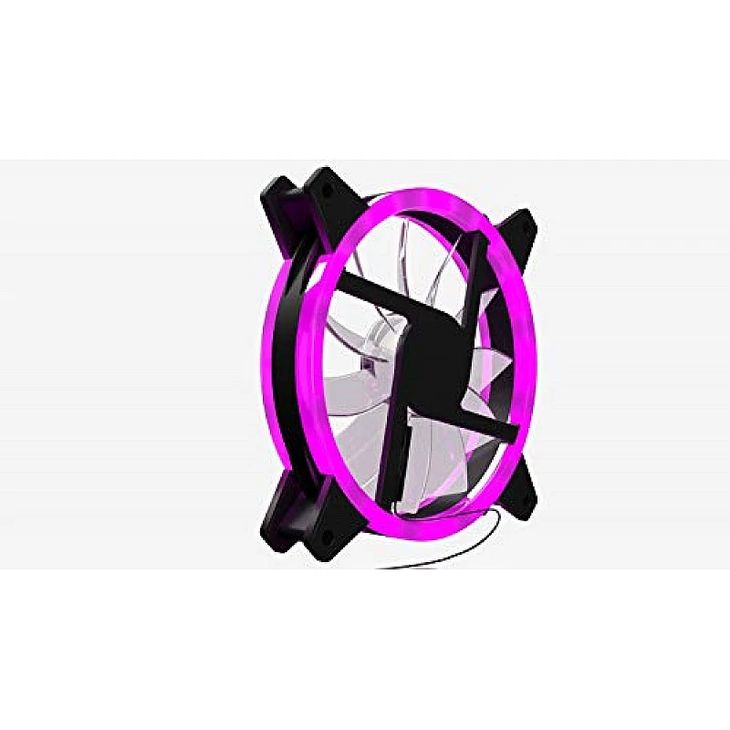 Redgear Turbo F-1 Case Cooling Fan with auto RGB for PC Black Redgear Turbo F-1 Case Cooling Fan with auto RGB for PC Black