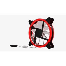 Redgear Turbo F-1 Case Cooling Fan with auto RGB for PC Black