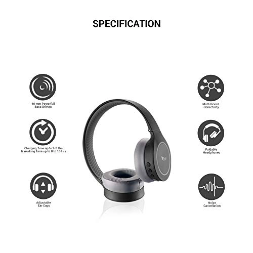 Syska HSB3000 Sound Pro Bluetooth Headset - Black Syska HSB3000 Sound Pro Bluetooth Headset - Black