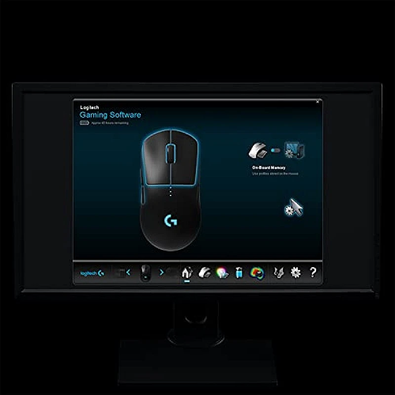 Logitech G PRO Wireless Gaming Mouse, Hero 25K Sensor RGB, Ultra Lightweight Black Logitech G PRO Wireless Gaming Mouse, Hero 25K Sensor RGB, Ultra Lightweight Black