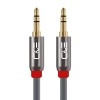 C&E CNE722887 50ft(15.2M) 3.5mm Aux Male to Male Extension Stereo Audio Cable Grey C&E CNE722887 50ft(15.2M) 3.5mm Aux Male to Male Extension Stereo Audio Cable Grey