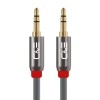 C&E CNE722887 50ft(15.2M) 3.5mm Aux Male to Male Extension Stereo Audio Cable Grey C&E CNE722887 50ft(15.2M) 3.5mm Aux Male to Male Extension Stereo Audio Cable Grey