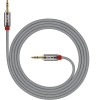 C&E CNE722887 50ft(15.2M) 3.5mm Aux Male to Male Extension Stereo Audio Cable Grey C&E CNE722887 50ft(15.2M) 3.5mm Aux Male to Male Extension Stereo Audio Cable Grey
