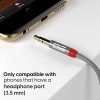 C&E CNE722887 50ft(15.2M) 3.5mm Aux Male to Male Extension Stereo Audio Cable Grey C&E CNE722887 50ft(15.2M) 3.5mm Aux Male to Male Extension Stereo Audio Cable Grey
