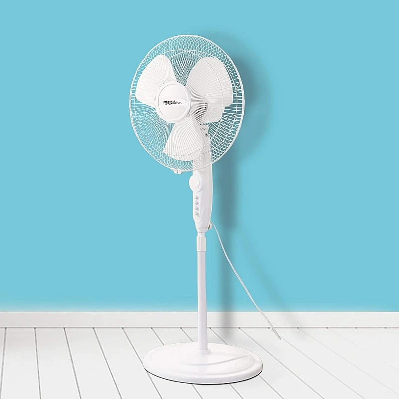 amazon basics High Speed 55 Watt Oscillating Pedestal Fan, 400Mm Sweep Length, White (without Remote) amazon basics High Speed 55 Watt Oscillating Pedestal Fan, 400Mm Sweep Length, White (without Remote)