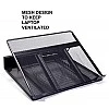 Airtree Ventilated Height Adjustable Laptop Cooling Pad/Laptop Stand | Compatible 11 to 17 Inches Laptops Airtree Ventilated Height Adjustable Laptop Cooling Pad/Laptop Stand | Compatible 11 to 17 Inches Laptops