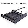 Airtree Ventilated Height Adjustable Laptop Cooling Pad/Laptop Stand | Compatible 11 to 17 Inches Laptops Airtree Ventilated Height Adjustable Laptop Cooling Pad/Laptop Stand | Compatible 11 to 17 Inches Laptops