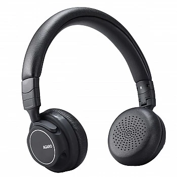 AGARO Raga Bluetooth Headphone Bluetooth without Mic Headset  (Black, On the Ear)