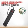 Honeywell Surge Protector, 4 Universal Sockets,15000Amp, 2 Meter Cord, Device Secure Warranty Honeywell Surge Protector, 4 Universal Sockets,15000Amp, 2 Meter Cord, Device Secure Warranty