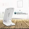 AmazonBasics 10W Qi Certified Wireless Charger Stand Compatible with White AmazonBasics 10W Qi Certified Wireless Charger Stand Compatible with White