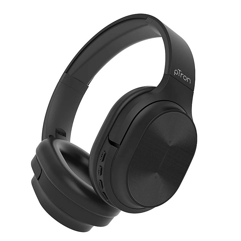 pTron Studio Pro Soundster Hi-Fi Over The Ear Wireless Bluetooth Headphones with Mic pTron Studio Pro Soundster Hi-Fi Over The Ear Wireless Bluetooth Headphones with Mic