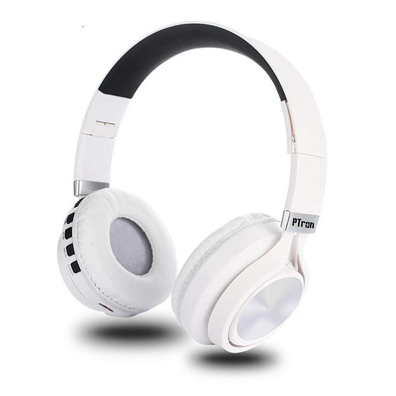 PTron Kicks On-Ear Wireless Bluetooth Headphones (White) PTron Kicks On-Ear Wireless Bluetooth Headphones (White)