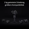 DJI RSC Lightweight and Compact, Superior Stabilization, 3-Axis Gimbal Stabilizer for Mirrorless Cameras, Nikon, Sony, Panasonic, Canon Black