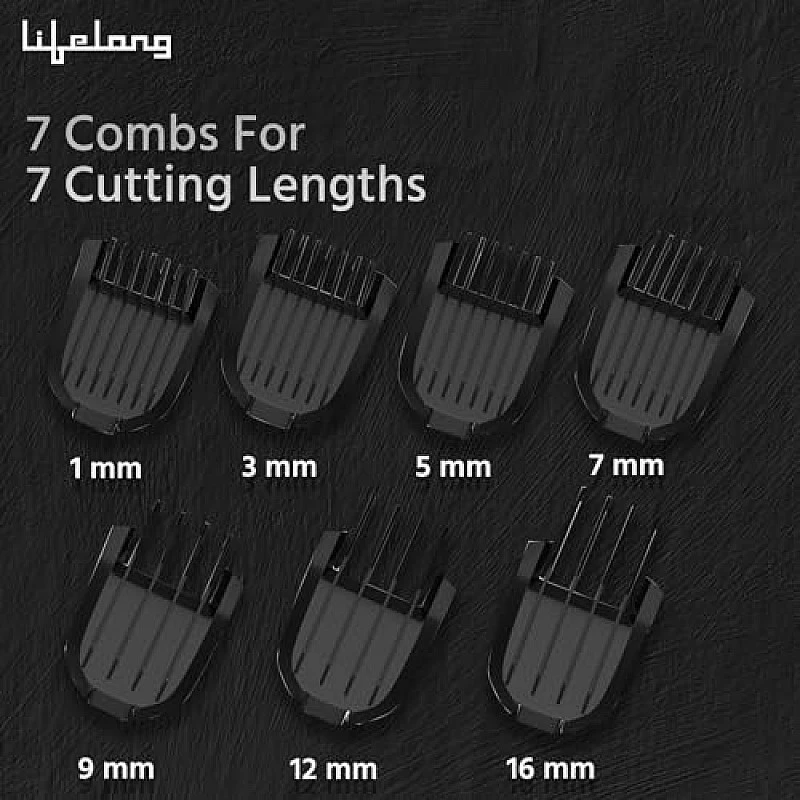 Lifelong Beard Trimmer for Men LLPCM07 Black Lifelong Beard Trimmer for Men LLPCM07 Black