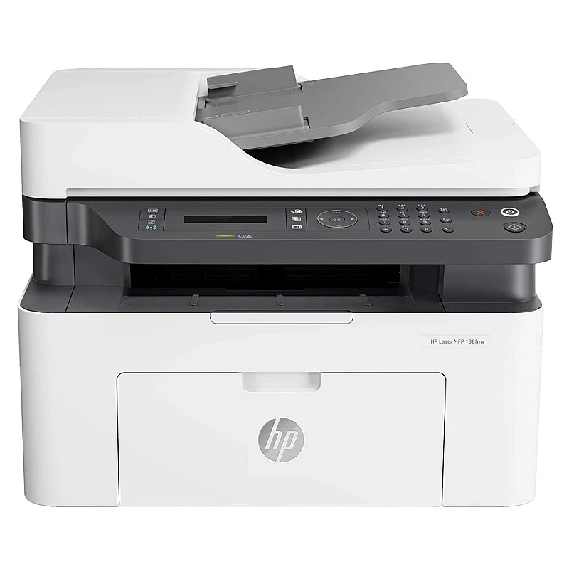 HP Laserjet 138fnw Print Copy Scan & Fax, Wi-Fi Printer, Compact Design, Reliable, and Fast Printing, Network Support HP Laserjet 138fnw Print Copy Scan & Fax, Wi-Fi Printer, Compact Design, Reliable, and Fast Printing, Network Support