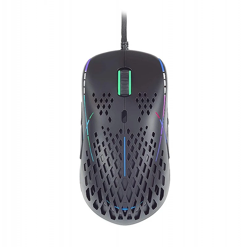 Cosmic Byte Zero-G Lightweight RGB 12400 DPI Gaming Mouse with PIXART 3327 Sensor, Ascended Cord, Software Cosmic Byte Zero-G Lightweight RGB 12400 DPI Gaming Mouse with PIXART 3327 Sensor, Ascended Cord, Software