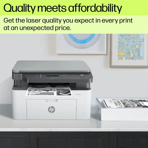 HP 136W B&W Wireless Monochrome Laser Printers with Wi-Fi Direct: Print, Copy, Scan, Perfect for Offices, Compact, Multifunction, White Refurbished HP 136W B&W Wireless Monochrome Laser Printers with Wi-Fi Direct: Print, Copy, Scan, Perfect for Offices, Compact, Multifunction, White Refurbished