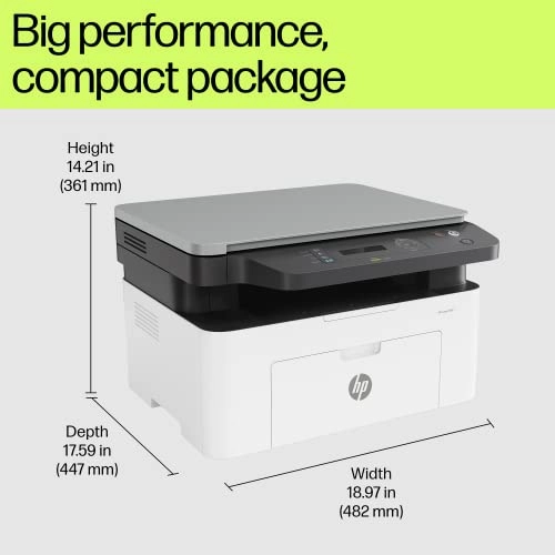 HP 136W B&W Wireless Monochrome Laser Printers with Wi-Fi Direct: Print, Copy, Scan, Perfect for Offices, Compact, Multifunction, White Refurbished HP 136W B&W Wireless Monochrome Laser Printers with Wi-Fi Direct: Print, Copy, Scan, Perfect for Offices, Compact, Multifunction, White Refurbished