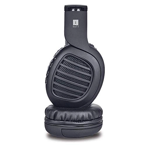 iBall Decibel Bluetooth 5.0 Headphone with SD/FM/Alexa Built-in (Black Edition) iBall Decibel Bluetooth 5.0 Headphone with SD/FM/Alexa Built-in (Black Edition)