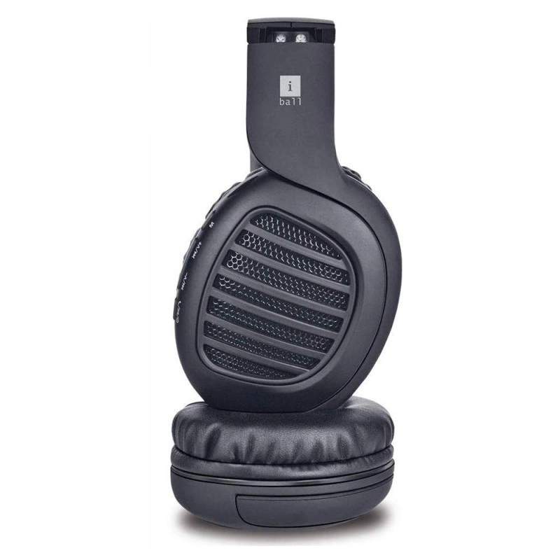 iBall Decibel Bluetooth 5.0 Headphone with SD/FM/Alexa Built-in (Black Edition) iBall Decibel Bluetooth 5.0 Headphone with SD/FM/Alexa Built-in (Black Edition)