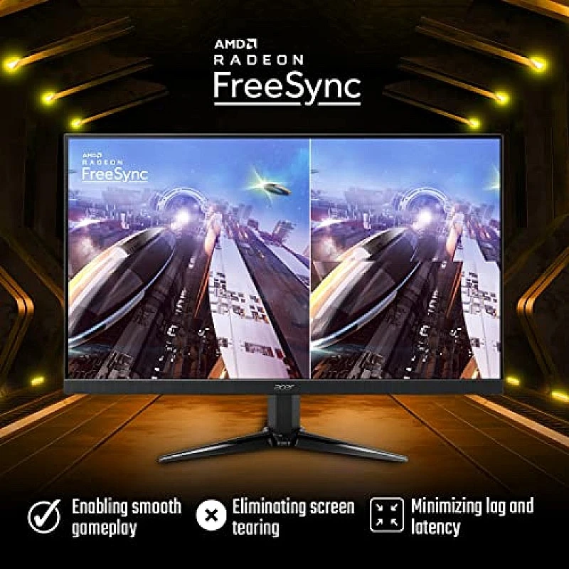 Acer Nitro QG271 27 Inch (68.58 Cm) 1920 x 1080 Pixels, Full HD Gaming LCD Monitor with LED Back Light Black Acer Nitro QG271 27 Inch (68.58 Cm) 1920 x 1080 Pixels, Full HD Gaming LCD Monitor with LED Back Light Black