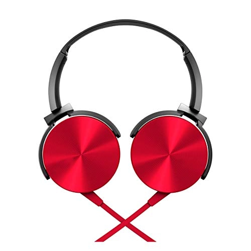 Foxin FHM-301 Over-Ear Wired Stereo Headphone (Red) Foxin FHM-301 Over-Ear Wired Stereo Headphone (Red)