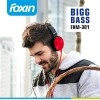Foxin FHM-301 Over-Ear Wired Stereo Headphone (Red) Foxin FHM-301 Over-Ear Wired Stereo Headphone (Red)