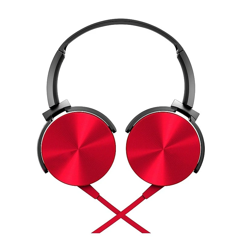 Foxin FHM-301 Over-Ear Wired Stereo Headphone (Red) Foxin FHM-301 Over-Ear Wired Stereo Headphone (Red)