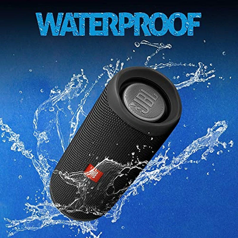 JBL Flip 5 20 W IPX7 Waterproof Bluetooth Speaker with PartyBoost (Without Mic, Black) JBL Flip 5 20 W IPX7 Waterproof Bluetooth Speaker with PartyBoost (Without Mic, Black)
