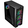 Ant Esports ICE-300TG Mid Tower Gaming Cabinet Computer case Supports ATX, Micro-ATX